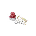 Edelbrock Fuel Pressure Regulator Carbureted 160 GPH 5-10 PSI 3/8In In/Out Retunless Red/Clear