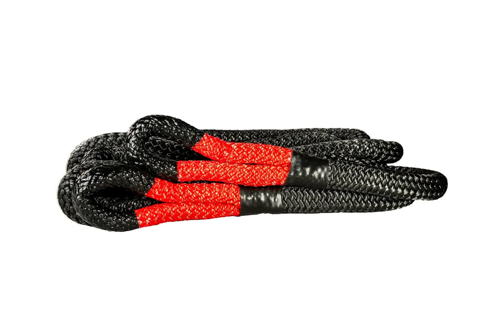 BULLETPROOF HEAVY DUTY 1IN X 30FT KINETIC RECOVERY ROPEBLACK