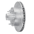DFC 94-01 Ford E-150 Econoline Front Left Drilled & Slotted Silver Brake Rotor
