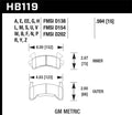 Hawk Ferro-Carbon Black Powder Coat DTC-70 Motorsports Brake Pads - 12.446mm Thickness