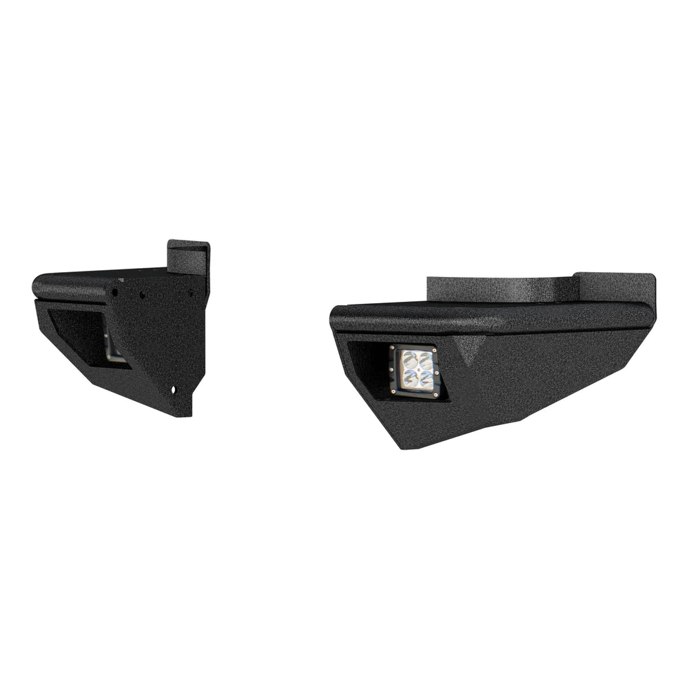REAR SIDE EXTENSIONS W/ LED (STEEL)