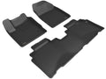 3D MAXpider 24-25 Honda Prologue Kagu 1st & 2nd Row Floormat - Black