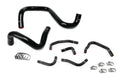HPS Performance Black Reinforced Silicone Radiator Hose Kit Coolant for Jeep 12-17 Wrangler JK Unlimited 3.6L V6
