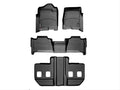 WeatherTech 07-11 Cadillac Escalade Front and Rear Floorliners - Black