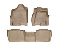 WeatherTech 03-10 Hummer H2 Front and Rear Floorliners - Tan
