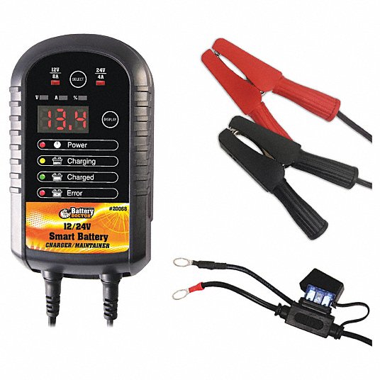 BATTERY DOC SMART CHARGER 8 AMP 12 VOLT/ 4 AMP 24 VOLT