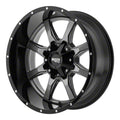 MOTO METAL MO970 GLOSS GREY CENTER W GLOSS BLACK LIP MO970 20x10 8x180.00 SILVER (-24 mm)