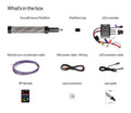 PHAT STICK WHIP KIT 1 X 4FT WITH LEDCAST CONTROLLER
