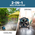 FM65B MISTING FAN BLUE