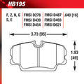 Hawk Performance auto part detail