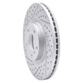 R1 03-23 Infiniti Q40 Front Left Drilled & Slotted Geoperformance Rotor