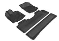 3D MAXpider 2006-2014 Honda Ridgeline Kagu 1st & 2nd Row Floormats - Black
