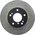 StopTech Power Slot 6/89-96 Nissan 300ZX Slotted & Drilled Right Front Rotor