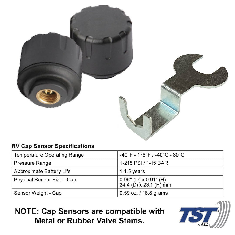 4 PACK 507 CAP SENSORS W/REP BATT
