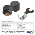 4 PACK 507 CAP SENSORS W/REP BATT