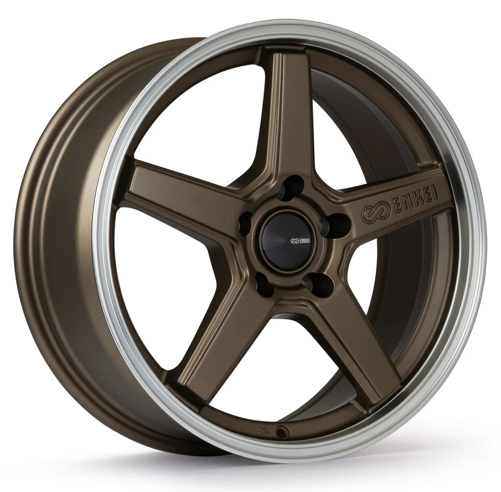 Enkei Quasar 17x7.5in / 5x100 BP / 45mm Offset / 72.6mm Bore - Matte Bronze Wheel