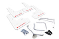 Rally Armor 15-21 Subaru WRX/STI White UR Mud Flap w/Red Logo