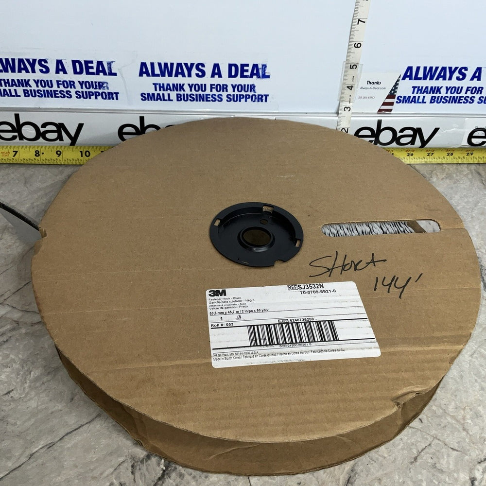 3M FASTENER SJ3532N HOOK S030 BLAC