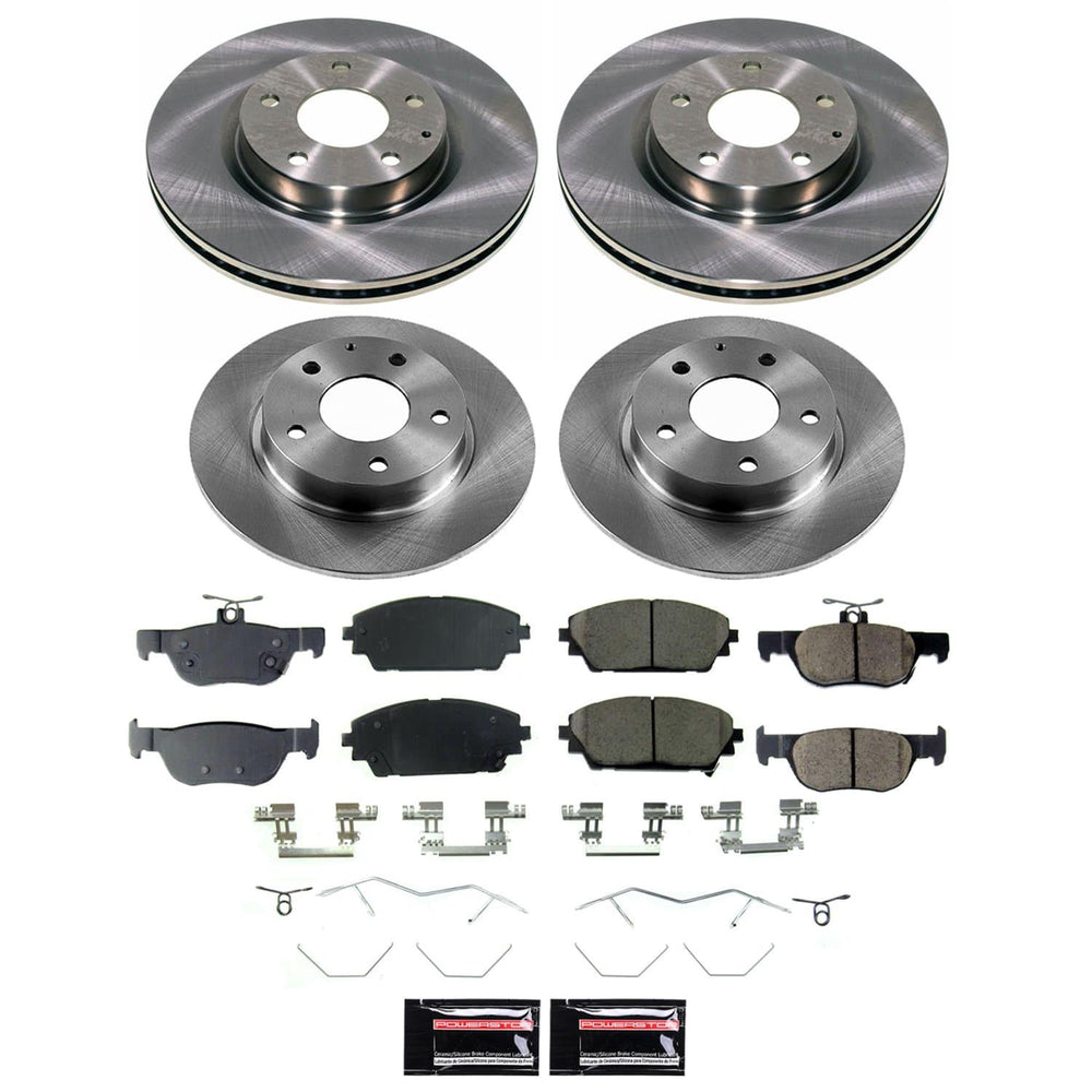 Power Stop 19-23 Mazda 3 Front and Rear Autospecialty Brake Kit