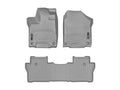 WeatherTech Grey Front and Rear Floorliners Fits -20-22 Pilot 46839-1-5