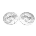 Power Stop 2018 Ford EcoSport Front Evolution Drilled & Slotted Rotors - Pair