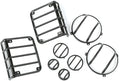 ~(4 lbs. 9X8X4)~ Euro Guard Kit 8 Piece Textured Black 07-18 Jeep Wrangler JK