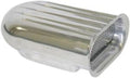 SMALL POLISHED ALUMINUM 'FINNED' RA