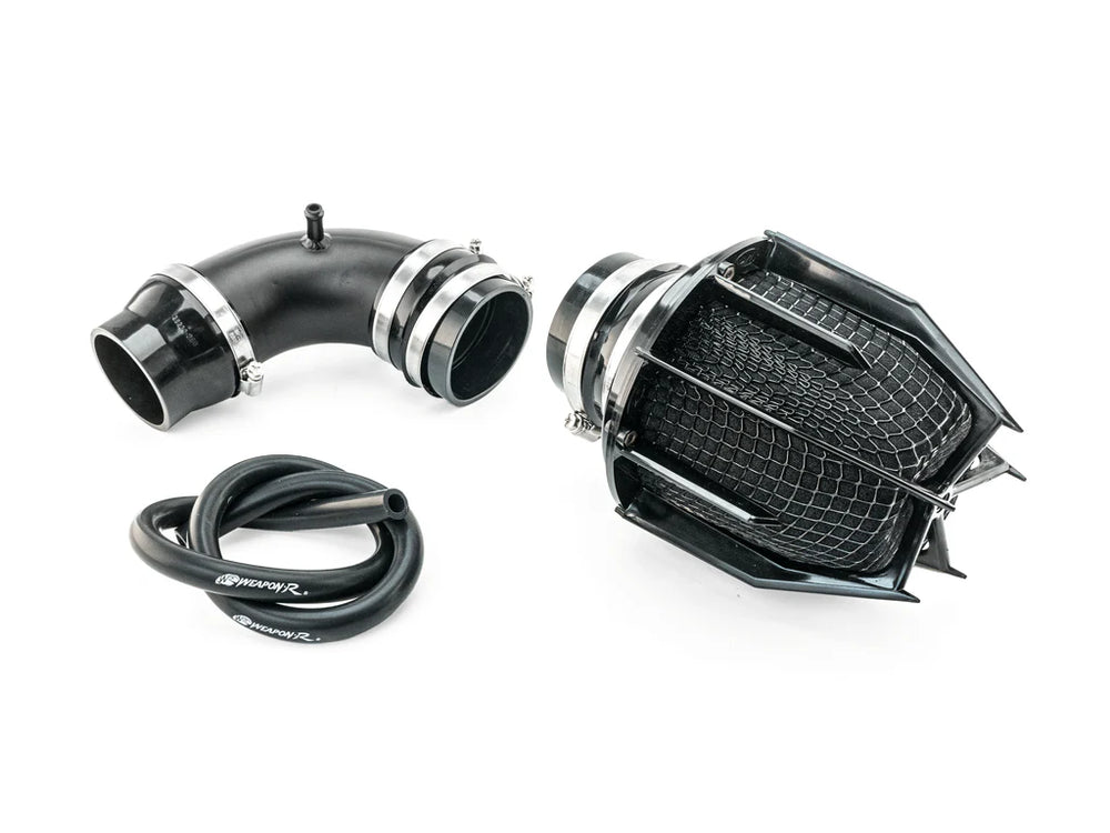 Weapon R Hyundai 00-05 Sonata V6 Stealth Dragon Intake-Flat Black Pipe Gunmetal/Black Foam Filter