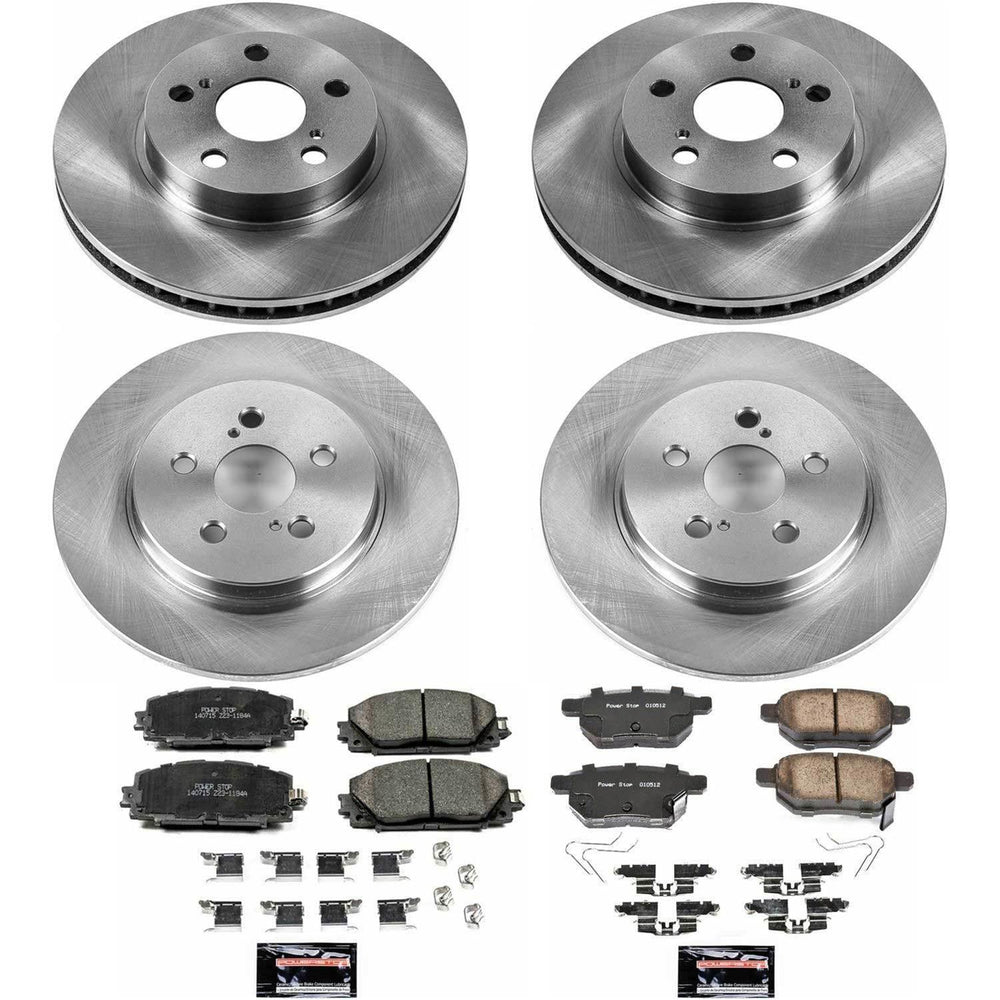 Power Stop 11-17 Lexus CT200h Front & Rear Autospecialty Brake Kit