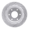 R1 05-07 Infiniti Qx56 Front Right Drilled & Slotted Geoperformance Rotor