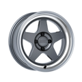 Aluminum Wheels 15x7 KNP K12GM Machined Gloss Gunmetal Gray 4x100 Bolt Pattern 0 Offset Kansei Wheels