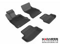 3D MAXpider 2015-2020 BMW 5 Series F10 Kagu 1st & 2nd Row Floormats - Black
