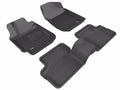 3D MAXpider 2003-2008 Toyota Matrix Kagu 1st & 2nd Row Floormats - Black