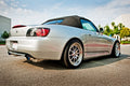 Universal Muffler Dual 3.5 Rolled Burnt Tips 2.5 Piping 12 LBS 19x12x8