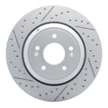 DFC 18-23 Genesis G80 Rear Left Drilled & Slotted Geoperformance Rotor