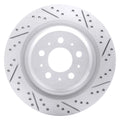 DFC 17-25 Tesla Model Y Rear Right Drilled & Slotted Geoperformance Rotor