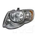 CAPA 0507 CR TWNCN (W/119 WB) HEADLAMP ASSY LH