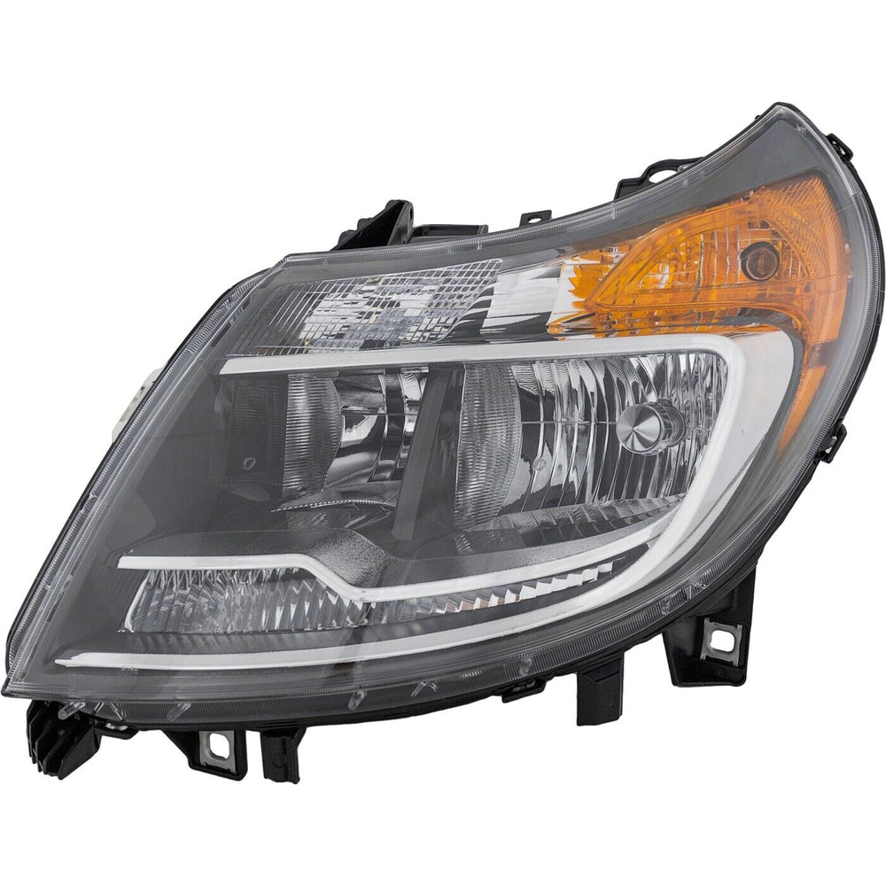 DG RAM PROMASTER (CARGO VAN)1422 HEADLIGHT ASSY(BLACK HOUS)((W/ DRL ASSY)(HALOG