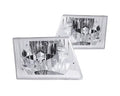 ANZO 1992-2006 Ford Econoline Crystal Headlights Chrome