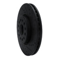 R1 17-25 Buick Enclave Front Right Drilled & Slotted Black Brake Rotor