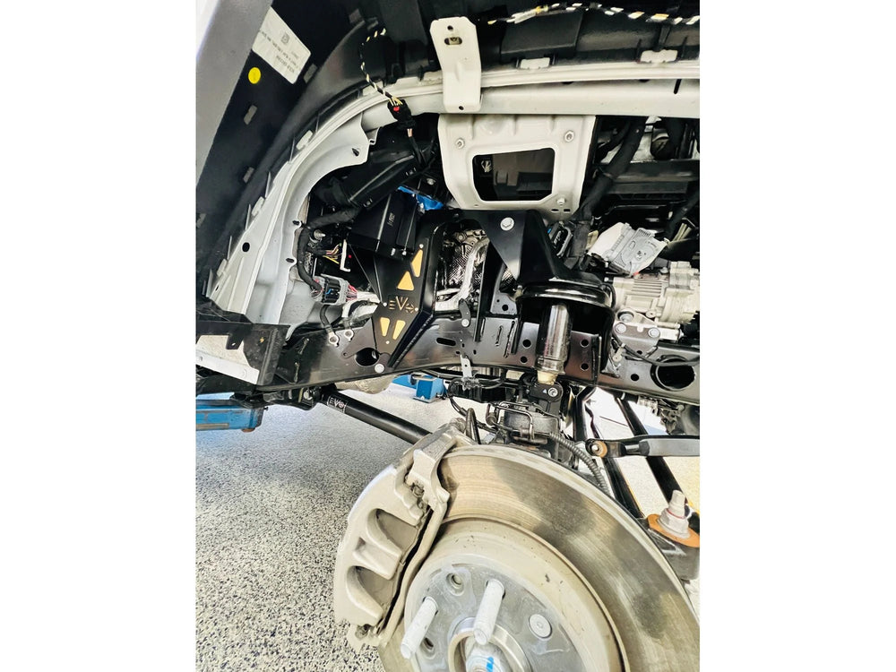 JL/JT GLADIATOR START BATTERY RELOCATE FOR FRONT COILOVER/DTD BLACK