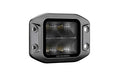 Go Rhino Blackout Series Lights Pair of 3x3 Cube LED Flood Light Kit Flush Mount Black Go Rhino
