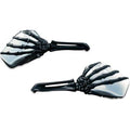 Kuryakyn Skeleton Hand Mirrors Black/Chrome