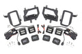 2x 70133BL 1x 70830 LED Light Fog Mount Dual 2 Black Pairs Flood Ford F-150 (15-17)