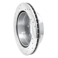 DFC 03-05 Chevrolet Suburban 2500 Rear Right Drilled & Slotted Silver Brake Rotor