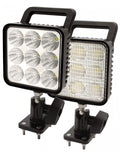 SWIVEL WORKLAMP 9LED SQ