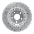 R1 13-22 Buick Encore Front Right Drilled & Slotted Geo-Carbon Rotor