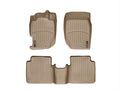 WeatherTech 98-02 Honda Accord Front and Rear Floorliners - Tan