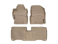WeatherTech 07-11 Toyota Yaris Front and Rear Floorliners - Tan