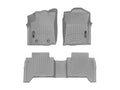 WeatherTech Grey Front and Rear Floorliners Fits -20-17 Tacoma 46872-1-2